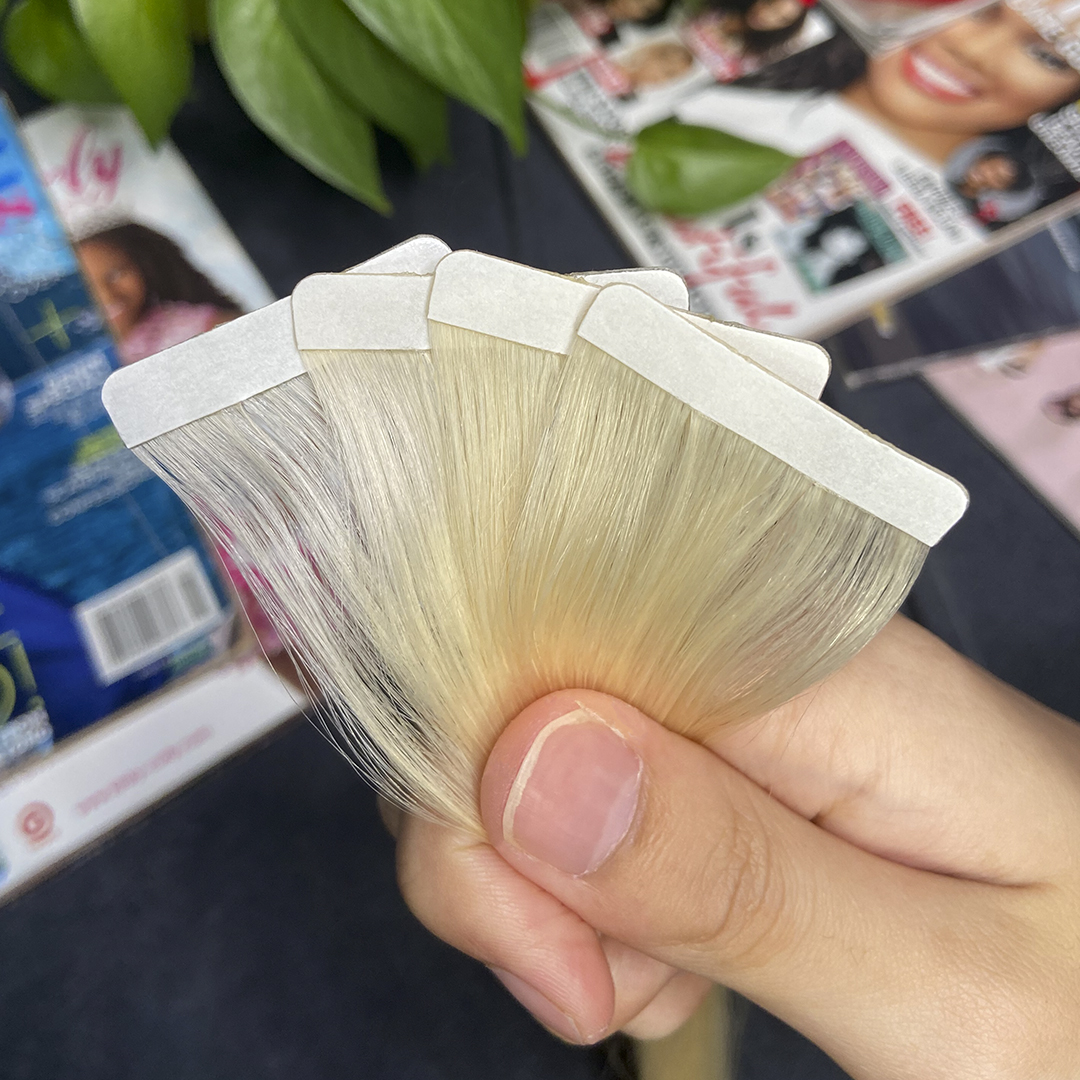 Tape in extensions blonde color 20pcs per pack